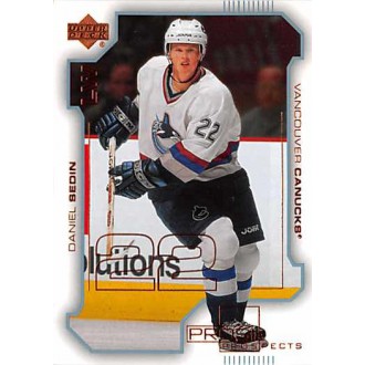 Řadové karty - Sedin Daniel - 2000-01 Pros and Prospects No.84