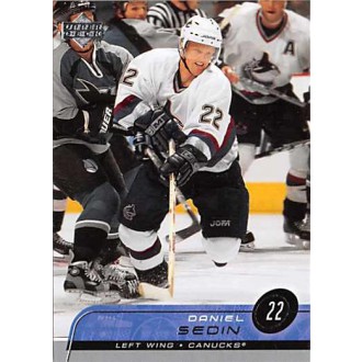 Řadové karty - Sedin Daniel - 2002-03 Upper Deck No.167