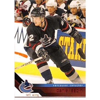 Paralelní karty - Sedin Daniel - 2002-03 Pacific Red No.383