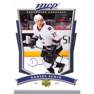 Řadové karty - Sedin Daniel - 2007-08 MVP No.66