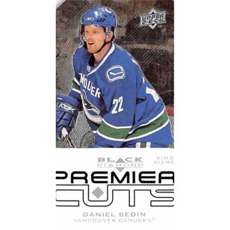 Insertní karty - Sedin Daniel - 2008-09 Black Diamond Premier Die-Cut No.PDC18