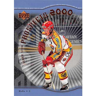 Řadové karty - Sedin Henrik - 1999-00 Upper Deck No.308