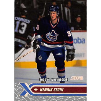 Řadové karty - Sedin Henrik - 2000-01 Stadium Club No.231