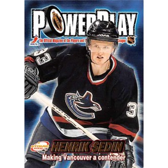Insertní karty - Sedin Henrik - 2001-02 Atomic Power Play No.34