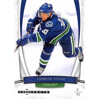 Řadové karty - Sedin Henrik - 2007-08 Hot Prospects No.33