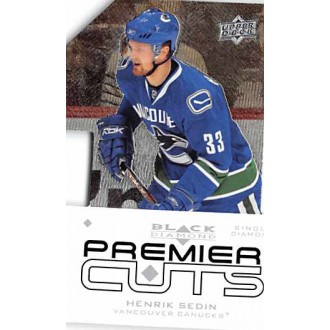 Insertní karty - Sedin Henrik - 2008-09 Black Diamond Premier Die-Cut No.PDC17