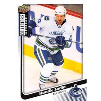 Řadové karty - Sedin Henrik - 2009-10 Collectors Choice No.139