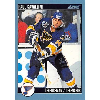 Řadové karty - Cavallini Paul - 1992-93 Score Canadian No.22