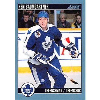 Řadové karty - Baumgartner Ken - 1992-93 Score Canadian No.35