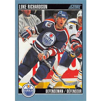 Řadové karty - Richardson Luke - 1992-93 Score Canadian No.62
