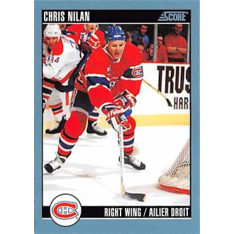 Řadové karty - Nilan Chris - 1992-93 Score Canadian No.76