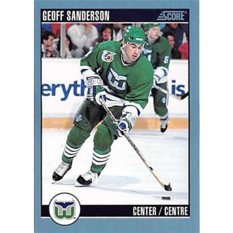 Řadové karty - Sanderson Geoff - 1992-93 Score Canadian No.108
