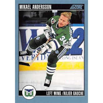 Řadové karty - Andersson Mikael - 1992-93 Score Canadian No.215