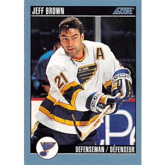 Řadové karty - Brown Jeff - 1992-93 Score Canadian No.220