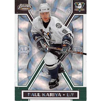 Řadové karty - Kariya Paul - 2002-03 Exclusive No.2