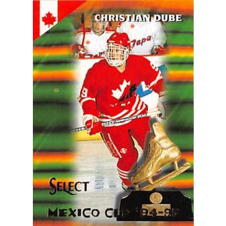 Řadové karty - Dube Christian - 1994-95 Select No.166