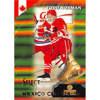 Řadové karty - Norman Todd - 1994-95 Select No.168