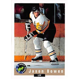 Řadové karty - Bowen Jason - 1992-93 Classic Draft Picks No.9