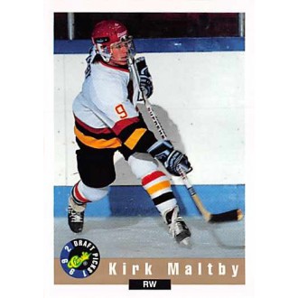 Řadové karty - Maltby Kirk - 1992-93 Classic Draft Picks No.20