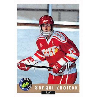 Řadové karty - Zholtok Sergei - 1992-93 Classic Draft Picks No.50