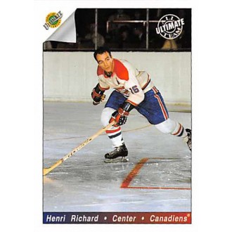 Řadové karty - Richard Henri - 1991-92 Ultimate Original Six No.81