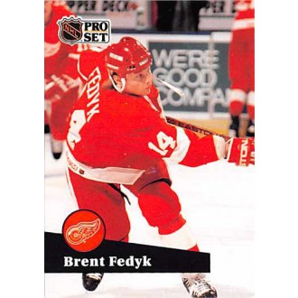 Řadové karty - Fedyk Brent - 1991-92 Pro Set French No.379