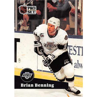 Řadové karty - Benning Brian - 1991-92 Pro Set French No.398