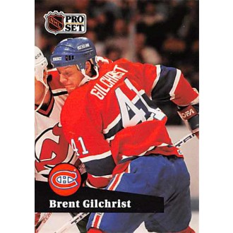 Řadové karty - Gilchrist Brent - 1991-92 Pro Set French No.414