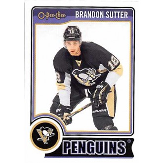 Řadové karty - Sutter Brandon - 2014-15 O-Pee-Chee No.435
