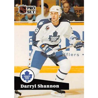 Řadové karty - Shannon Darryl - 1991-92 Pro Set French No.490