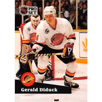 Řadové karty - Diduck Gerald - 1991-92 Pro Set French No.502