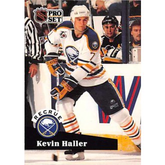 Řadové karty - Haller Kevin - 1991-92 Pro Set French No.525