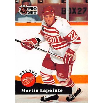 Řadové karty - Lapointe Martin - 1991-92 Pro Set French No.532