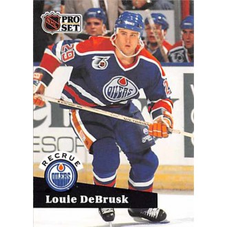 Řadové karty - DeBrusk Louie - 1991-92 Pro Set French No.535