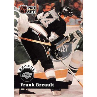 Řadové karty - Breault Frank - 1991-92 Pro Set French No.541