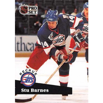 Řadové karty - Barnes Stu - 1991-92 Pro Set French No.566