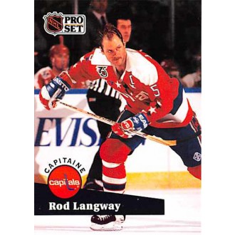 Řadové karty - Langway Rod - 1991-92 Pro Set French No.587