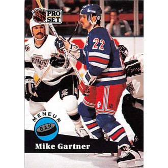 Řadové karty - Gartner Mike - 1991-92 Pro Set French No.604