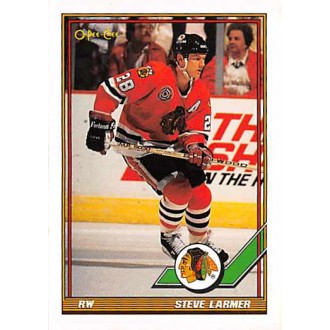 Řadové karty - Larmer Steve - 1991-92 O-Pee-Chee No.75