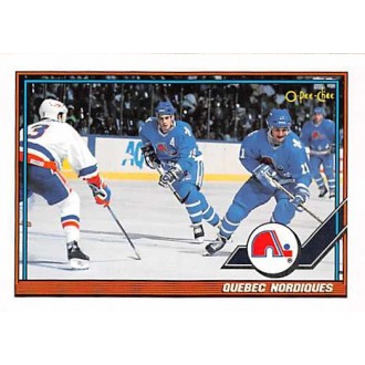 Řadové karty - Quebec Nordiques - 1991-92 O-Pee-Chee No.96