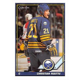 Řadové karty - Ruuttu Christian - 1991-92 O-Pee-Chee No.115