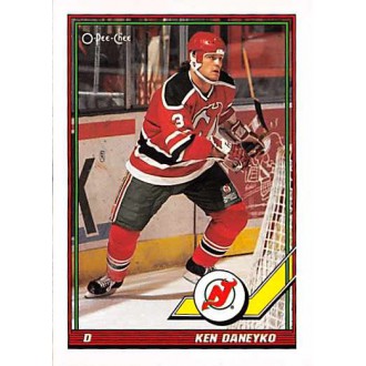 Řadové karty - Daneyko Ken - 1991-92 O-Pee-Chee No.118