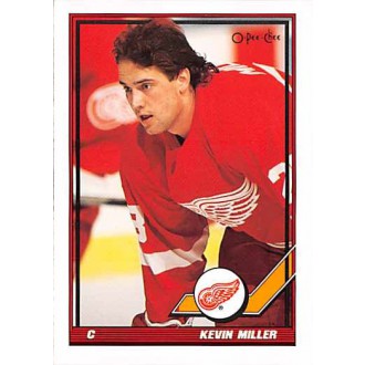 Řadové karty - Miller Kevin - 1991-92 O-Pee-Chee No.125
