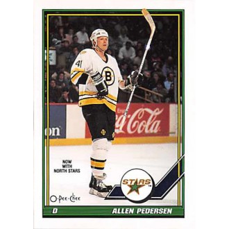 Řadové karty - Pedersen Allen - 1991-92 O-Pee-Chee No.128