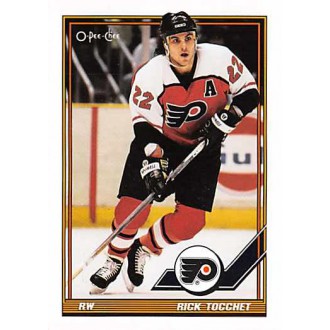 Řadové karty - Tocchet Rick - 1991-92 O-Pee-Chee No.160