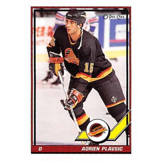 Řadové karty - Plavsic Adrien - 1991-92 O-Pee-Chee No.162