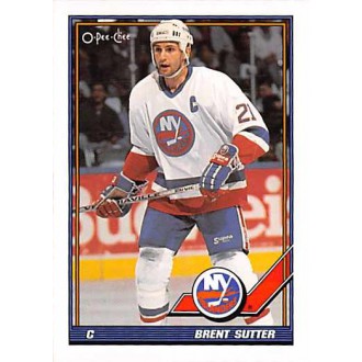 Řadové karty - Sutter Brent - 1991-92 O-Pee-Chee No.165