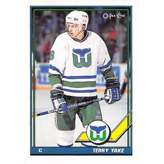 Řadové karty - Yake Terry - 1991-92 O-Pee-Chee No.169