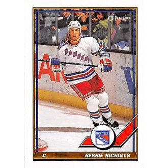 Řadové karty - Nicholls Bernie - 1991-92 O-Pee-Chee No.174
