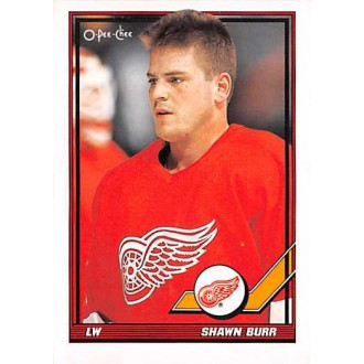 Řadové karty - Burr Shawn - 1991-92 O-Pee-Chee No.184